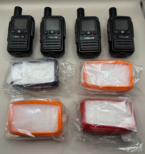 🔥POCLINK POC-1 Radio (4 Pack) Global POC LTE/FRS Radios + Extras 🔥